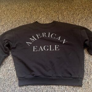American Eagle Outfitters Charcoal black crewneck sweatshirt